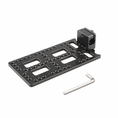 CAMVATE Multi-functional Battery Plate With Rod Clamp For Monitor Cage
