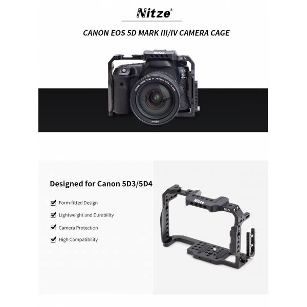 NITZE CAGE KIT FOR CANON EOS 5D MARK III/IV