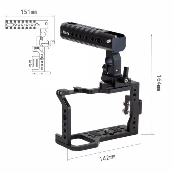 NITZE CAMERA CAGE KIT FOR SONY A6000/A6300/A6400/A6500